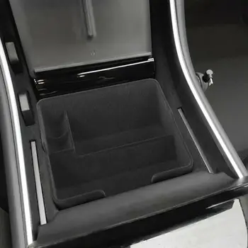 

Center Console Storage Box Organizer Non-slip For Tesla Model 3 2017-2019 1pc Car