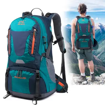 

Nylon Multifunctional Sports Trekking Backpack Travel Bag Casual Rucksacks Men Waterproof Climbing Backpack Luggage Bag