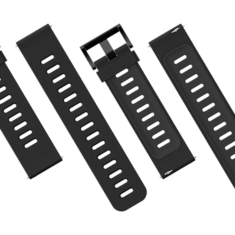 Ремешок для часов 22 мм(ширина) силиконовый браслет для Xiaomi Huami Amazfit GTR(47 мм)& Pace Stratos Nexo Smart Sport Watch 2 2S 3