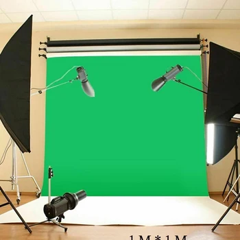 

Green Screen Muslin Backdrop Photography Background for Studio Lighting Kit DQ-Drop