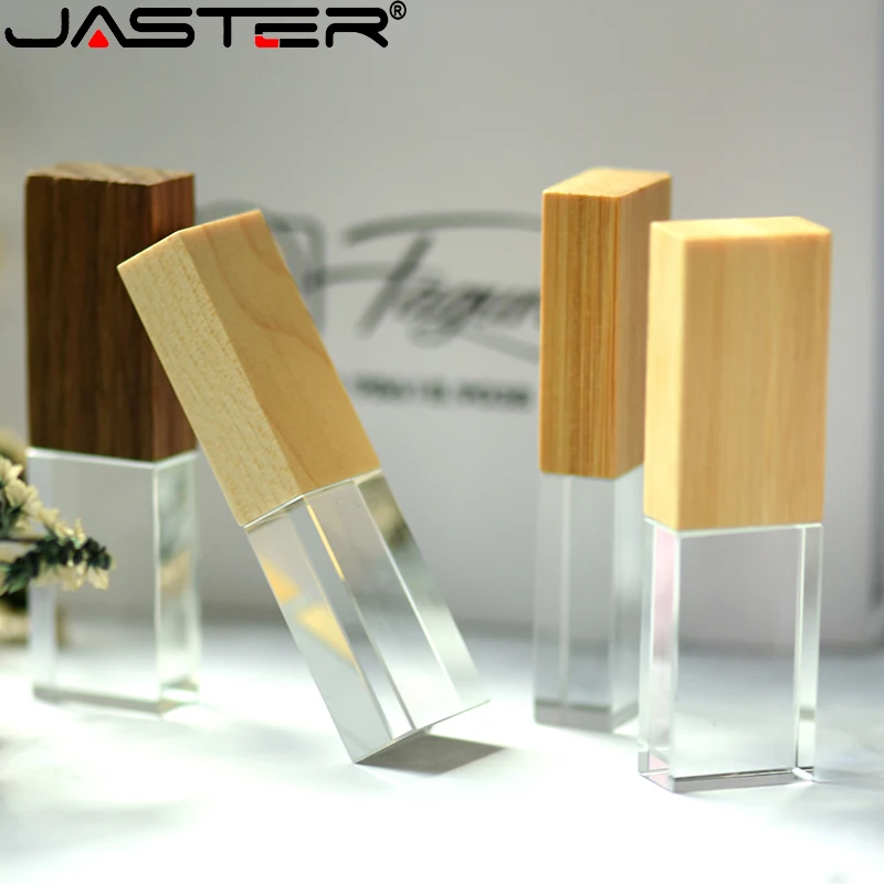 Jaster Usb Flash Drive Noce Cristallo Nero Cartone Usb 2.0 Scatola Di Carta D'Acero 4Gb 8Gb 32Gb 64Gb 128Gb Memoria Flash Stick Pen Drive
