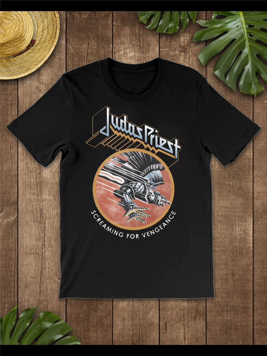 

Judas Priest Screaming For Vengeance T-Shirt Black-Navy For Men-Women-Youth High Quality Tee Shirt