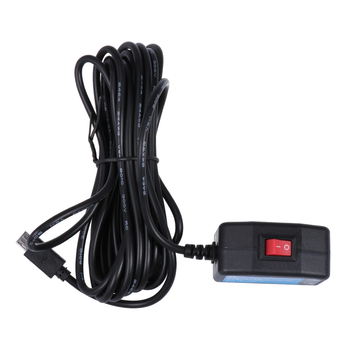 

Car Output 5V 3A Mini USB Ports Car OBD Cigarette Adapter Lighter Power Box With 3.5 Meters Cable Switch Line For DVR Charging