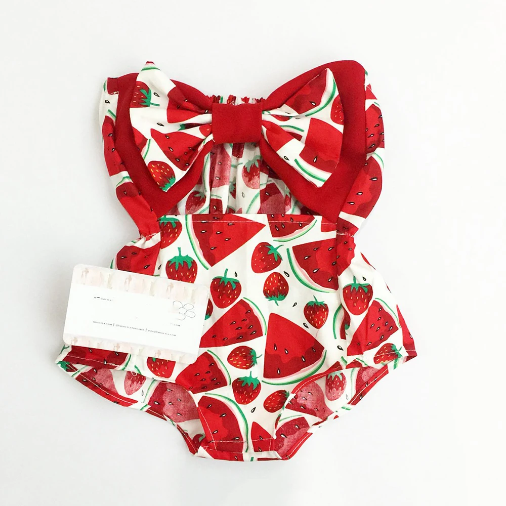 watermelon romper baby