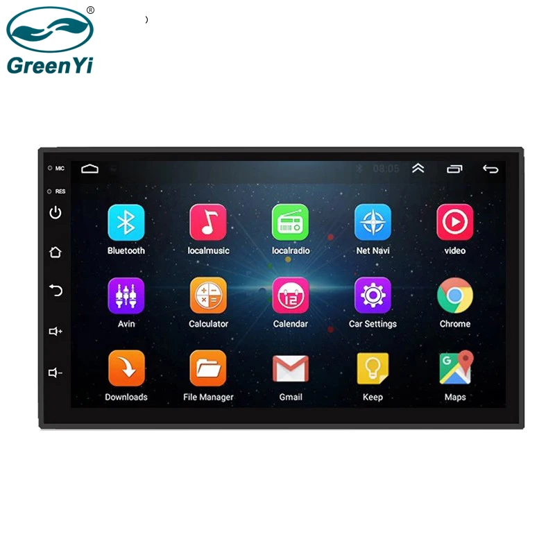 Стереомагнитола GreenYi HD7 1024*600 Android 9 1 Bluetooth GPS Wi Fi|Мультимедиаплеер для авто| |