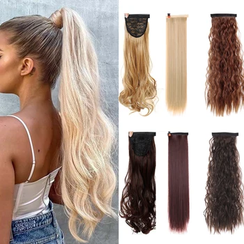 

MUMUPI curly drawstring hair extensions ponytail extension black ponytail hair things hair clips in hair extensions for women