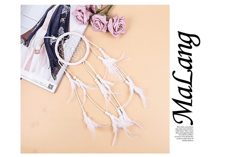 Malang Dreamcatcher Pendant INS Wind GIRL'S Heart Inheritant Indian Celebrity Style Creative Gift Wind Chime Crafts