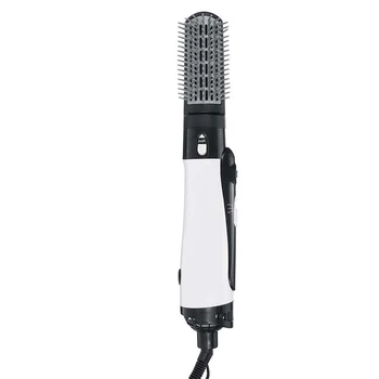 

US Plug 2 in 1 Multifunctional Hair Dryer Brush Hair Straightener Curler Comb Electric Blow Dryer with Comb Hair Brush Roller St