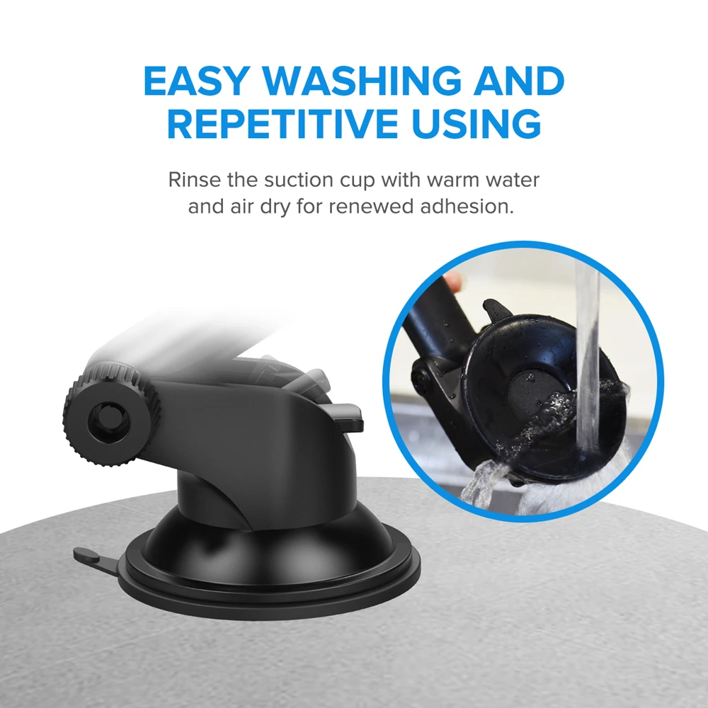 MPOW Dashboard Car Mount 360 Degree Universal Phone Holder Flexible and Adjustable Suction Cup For 4.0-6.0 Smartphone iphone X (3)