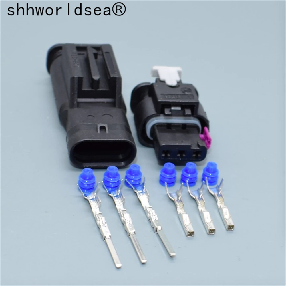 Shhworldsea 3 Pin электронный автомобильный Водонепроницаемый разъем 1718653-1 для VW Audi