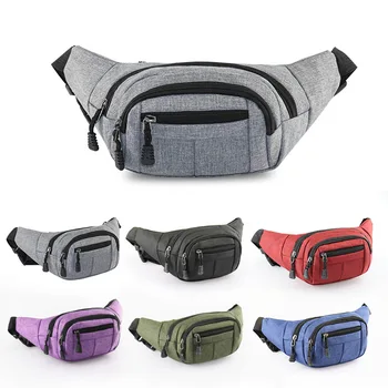 

2020 New Outdoor Sports Waist Bag Multifunctional Men and Women Large Capacity Wear-resistant Wallet Mobile Phone Bag