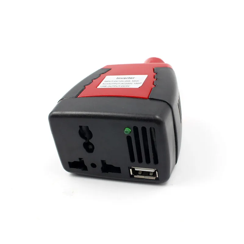 150 Вт 12 В постоянного тока до 220 В переменного тока прикуриватель питание Автомобильный Инвертор адаптер с 0.5A USB зарядное устройство порт аудио трансформатор