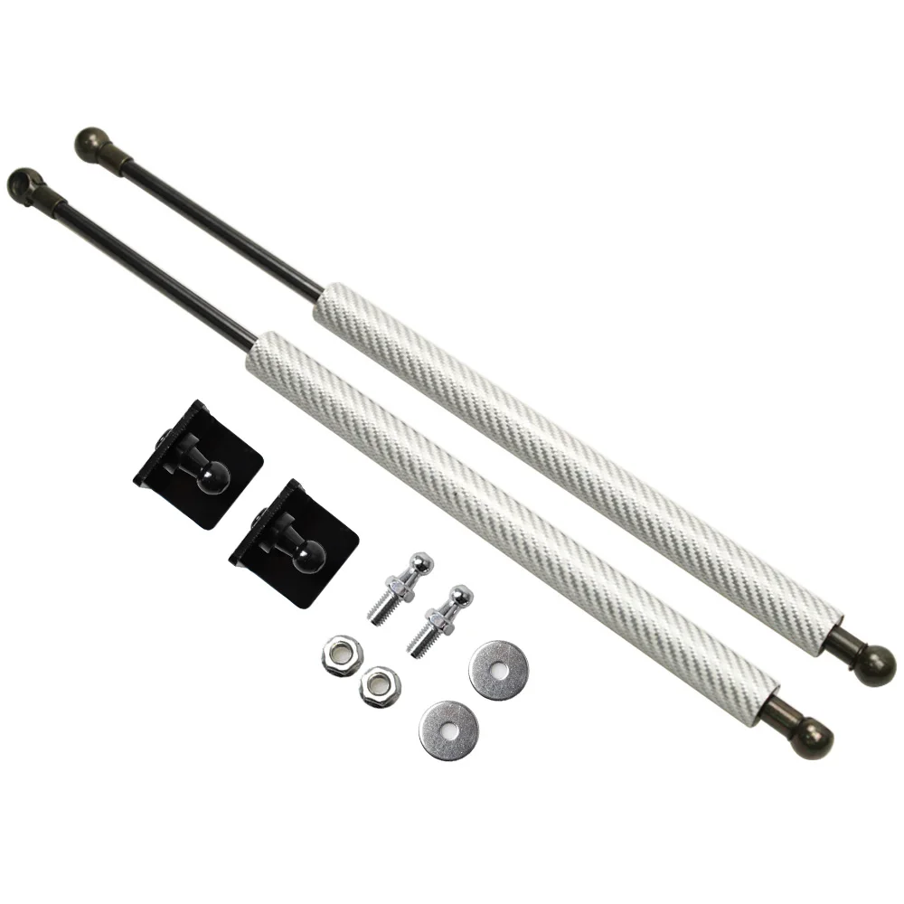  for SEAT Ibiza Mk4 (6J) 2008-2017 Font Bonnet Hood Modify Gas Struts Carbon Fiber Lift Support Shoc