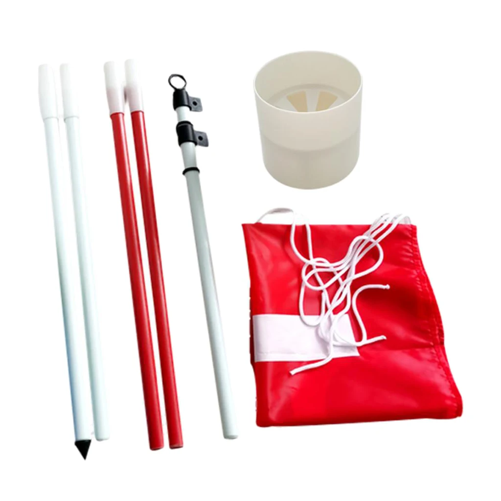 Golf Flag Stick Backyard Garden Training Cup Flagstick Course Golfing Mark