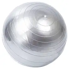 Топ!-Для женщин 65 см Фитнес упражнения тренажерный зал Fit Йога Ядро Мяч тренировочный мяч для использования в помещениях серый