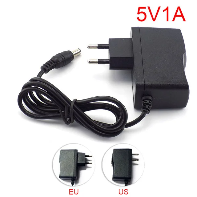 

DC 5V Power Adapter Supply Adjustable 5 V 1A Power Adapter Supply 5V 220V to 12V Led Strip Lamp 5V Power Adapter supply 220v