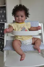 

48 cm simulation doll skin color cute pure handmade doll realistic baby reborn doll