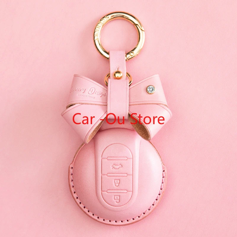 

Чехол для ключа для Mini One Cooper F56 F54 F55, чехол для ключа с дистанционным управлением без ключа для девочек