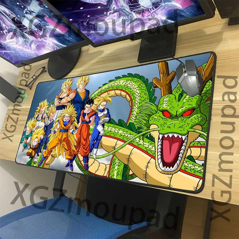 XGZ большой коврик для мыши Черный замок край аниме Dragon Ball компьютерная клавиатура пользовательский стол коврик резиновый нескользящий моющийся Xxl