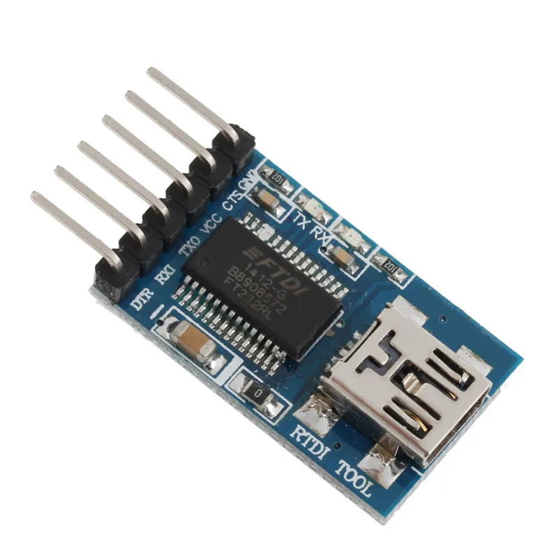 

1pc FT232RL Mini USB to Serial Adapter Module Download Cable for Arduino