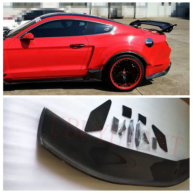 Автомобильный спойлер UBUYUWANT для заднего крыла из углеродного волокна Ford Mustang 2015