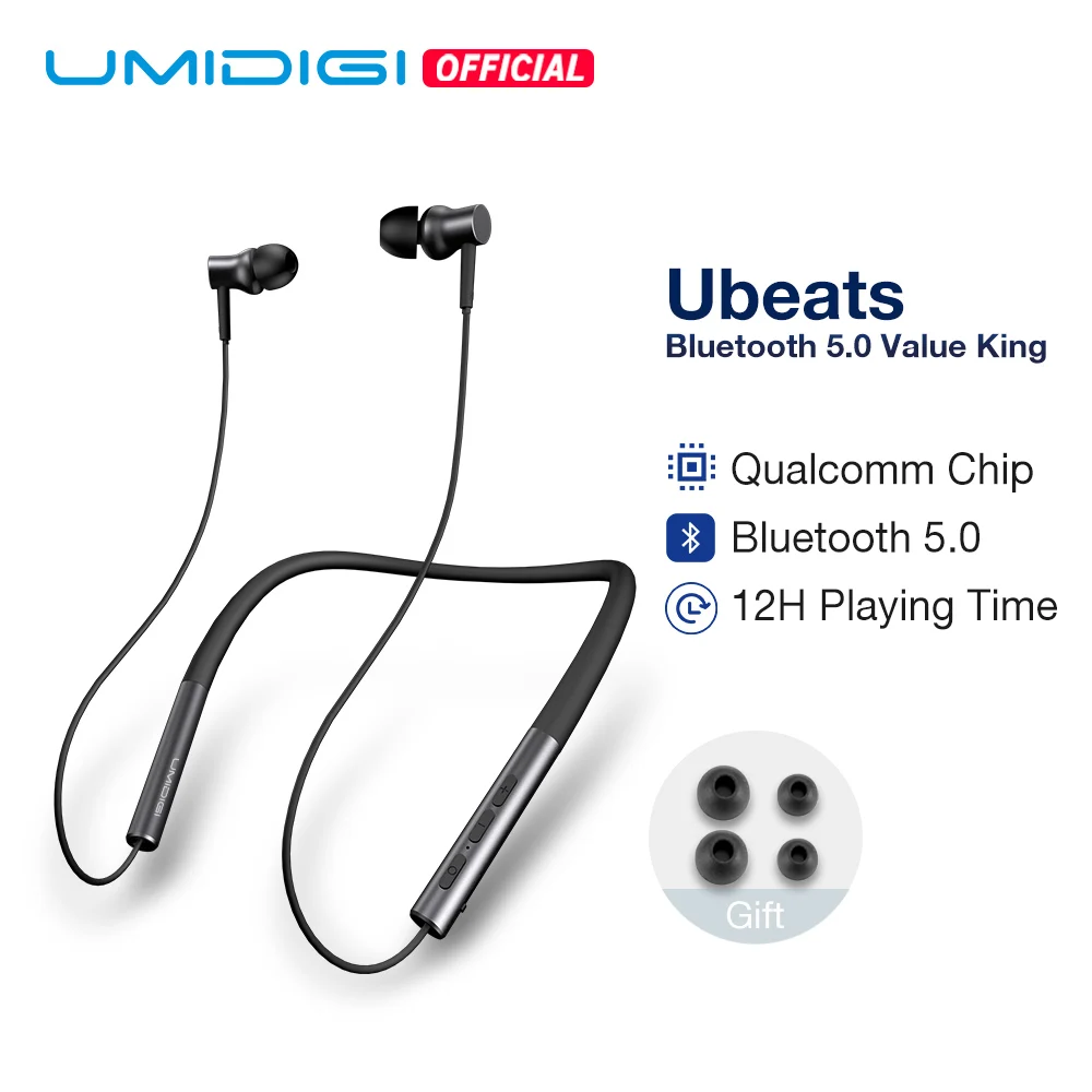 Беспроводные наушники UMIDIGI Ubeats Bluetooth 5 0 спортивные наушники-вкладыши с микрофоном