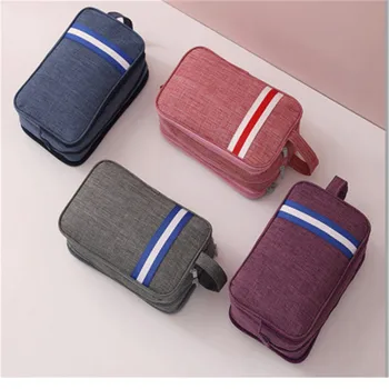 

Travel Beautician Cosmetic Bag Satin Waterproof Love Small Makeup Bag Women Storage Package Case Bag Organizer Zipper Fashion