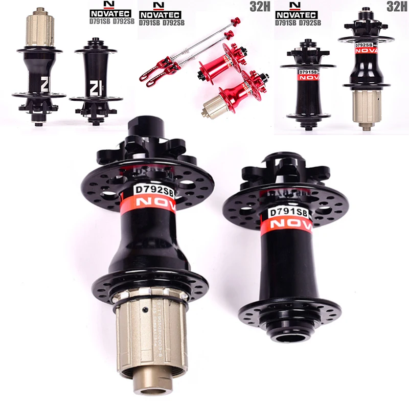 Novatec D791SB D792SB MTB концентратор Superlite MTB велосипед Передняя Задняя ступицы дисков универсальные стандартные ступицы