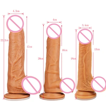 Super Huge Realistic Dildos Strapon Thick Giant Realistic Dildo Anal Butt with Suction Cup Big Soft Penis Sex Toy For Women 1