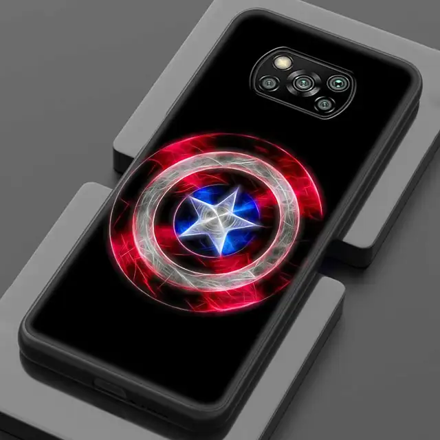Case For Xiaomi POCO X3 NFC X3 M3 M4 Pro F3 GT F1 Coque for Mi 11T 10T Pro 9T 11 Note 10 Lite Civi Fundas Marvel Avengers Comics B03