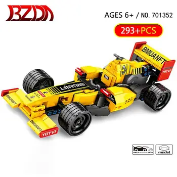 

BZDA F1 Formula Racing Technic Car Vehicle Model Building Blocks Set Technic Racing Car Model Bricks Blocks Toys For Boys