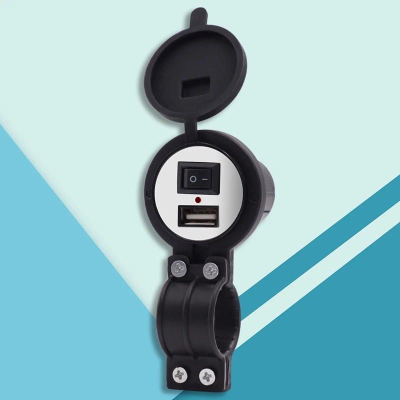 Универсальное USB зарядное устройство 12-24 В, адаптер питания для мотоцикла, Usb зарядное устройство, водонепроницаемый адаптер для автомобильного зарядного устройства для мобильного телефона