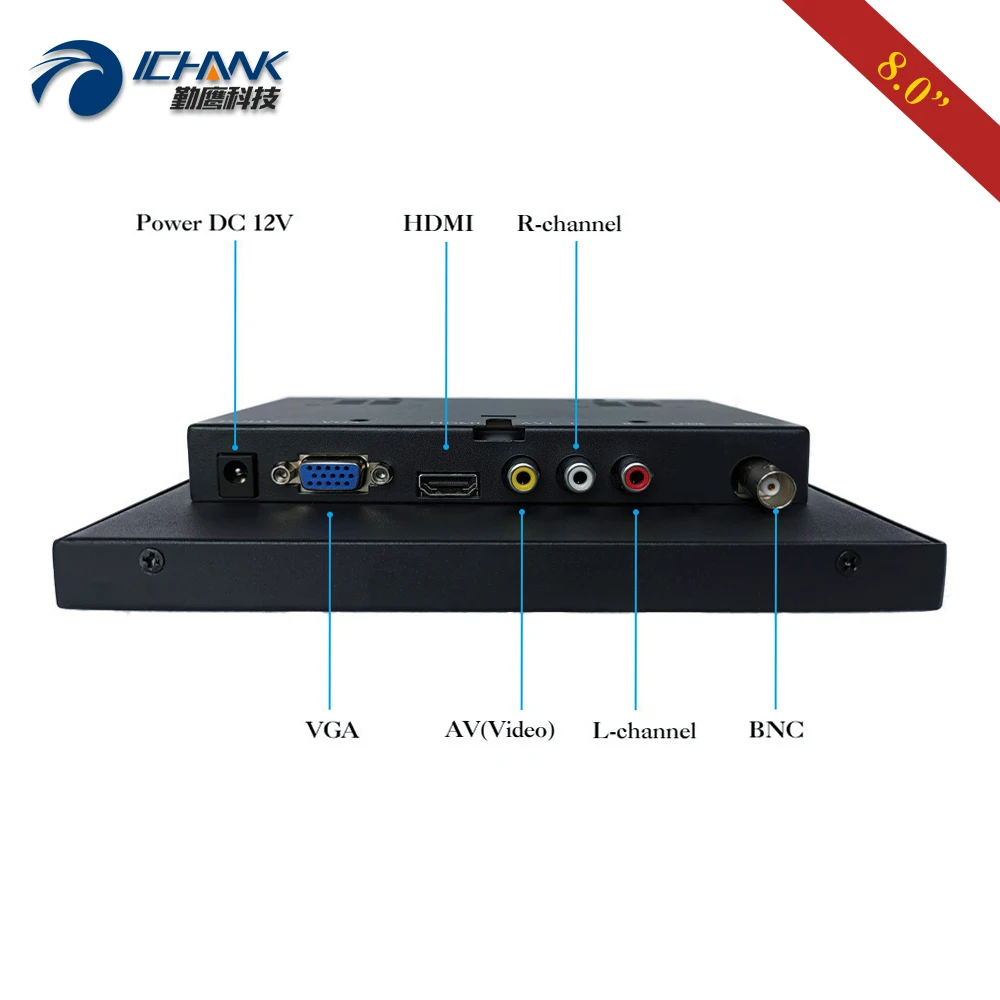 HDMI Է ÷ 1024x768 ݼ ö  , IPS     Ƿ LCD ȭ  B080TN-ABHV