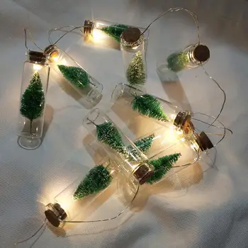 

1M10Led Warm Light Wishing Bottle String Lights Outdoor Waterproof Led Wishing Bottle String Garland Party Wedding Fairy Light