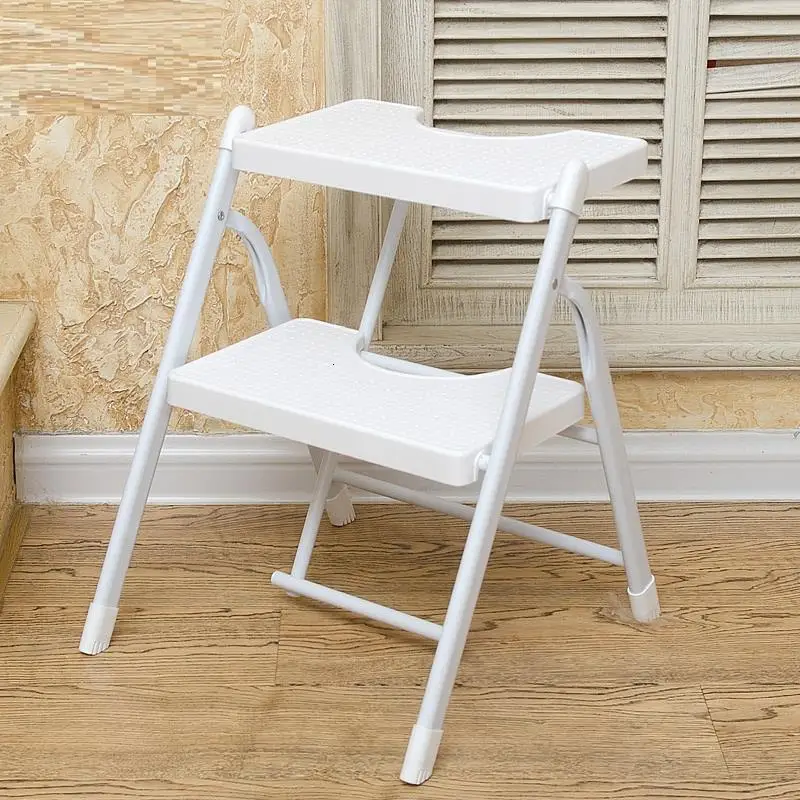 Version Q Плиант Tangga Lipat Escalon Plegable Marches Banco Escalera tabrete De Cocina Stepladder Merdiven стул Escabeau Лестница Стул - Цвет: Version Q