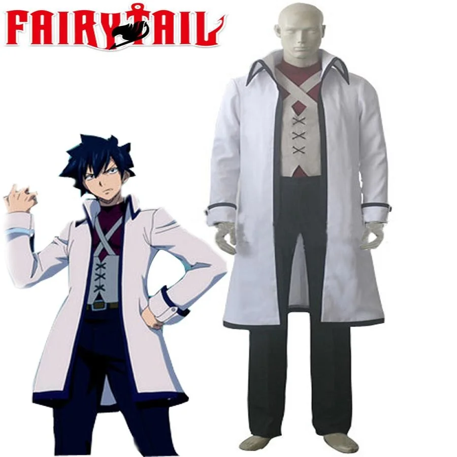 

Anime Cos Fairy Tail Gray Fullbuster Cosplay Costumes Dresses Skirts Suit Sets