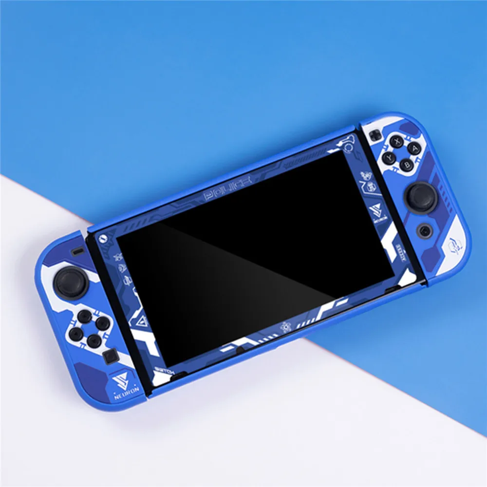Защитный чехол для консоли хост-рукав и закалённая пленка для Nintendo переключатель консоль мультфильм игра полное покрытие аксессуары