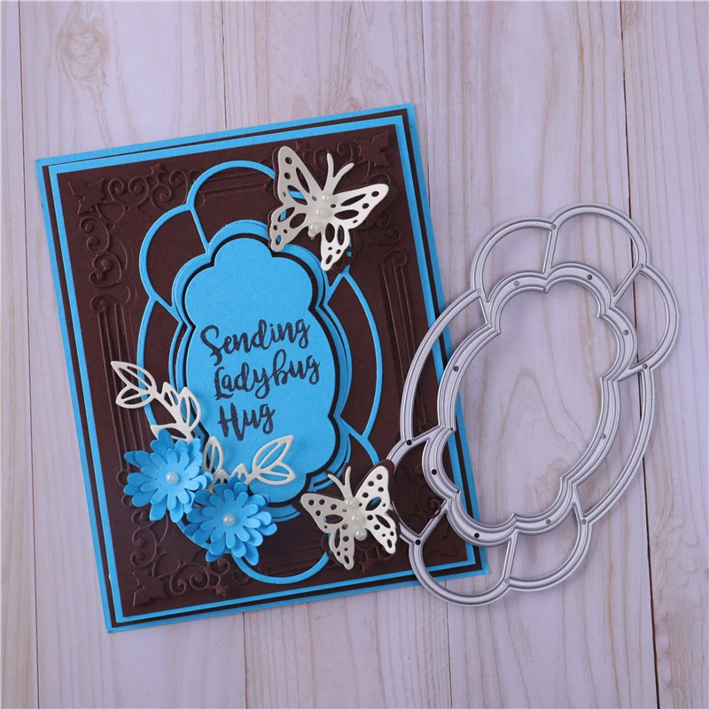 

DiyArts Flower Frame Metal Cutting Dies Stencils for DIY Scrapbooking Decorative Embossing Handcraft Die Cutting Template