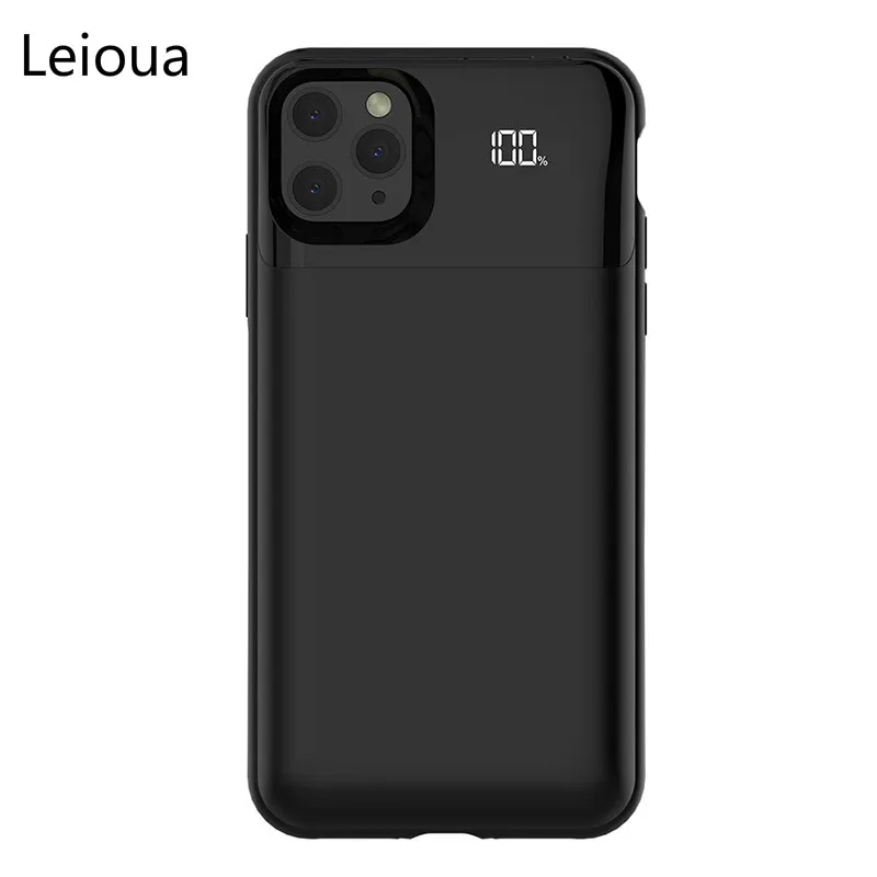 Внешний аккумулятор Leioua 5500 мАч чехол для зарядного устройства iPhone 11 11Pro