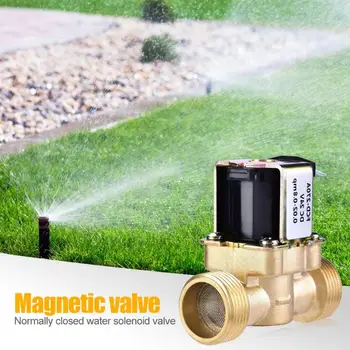 

3/4 inch Brass Electric Solenoid Valve Magnetic Valve for Water Oil Air Control Household Electric Appliances Accessories