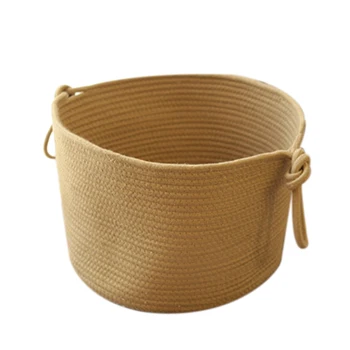 

Folding Cotton Basket Hamper Storage Basket Clothing Debris Storage Basket Toy Laundry Basket
