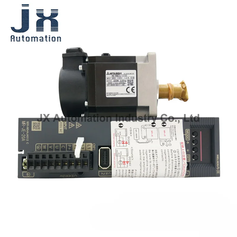 100% New Original Mitsubishi 200W AC Servo Motor Driver Set MR-JE-20A+HG-KN23J-S100 | Обустройство дома