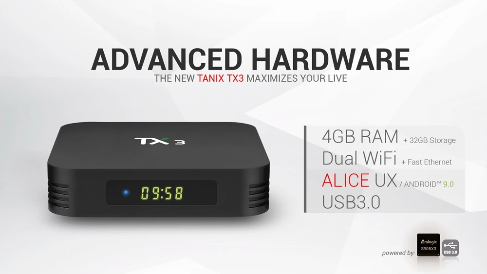 8K TX3 Smart tv Box Android 9,0 Amlogic S905X3 4GB 64GB Max 2,4G/5G Dual WiFi USB3.0 BT4.0 8K 4K H.265 UHD Youtube медиаплеер