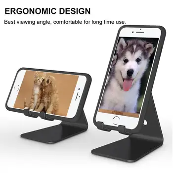 

Phone Holder Stand Tablet Stand for iPhone 11 Xiaomi mi 9 Metal Phone Holder Foldable Mobile Phone Stand Desk For iPhone 7 8 6s
