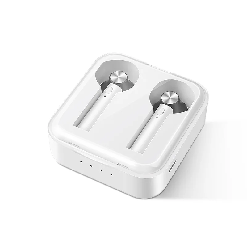 CLAITE, D018, TWS, bluetooth 5,0, наушники, мини, Binaura, вызов, 3D стерео, бас, мощный дисплей, Спортивная гарнитура с микрофоном для Xiaomi, huawei - Цвет: Черный