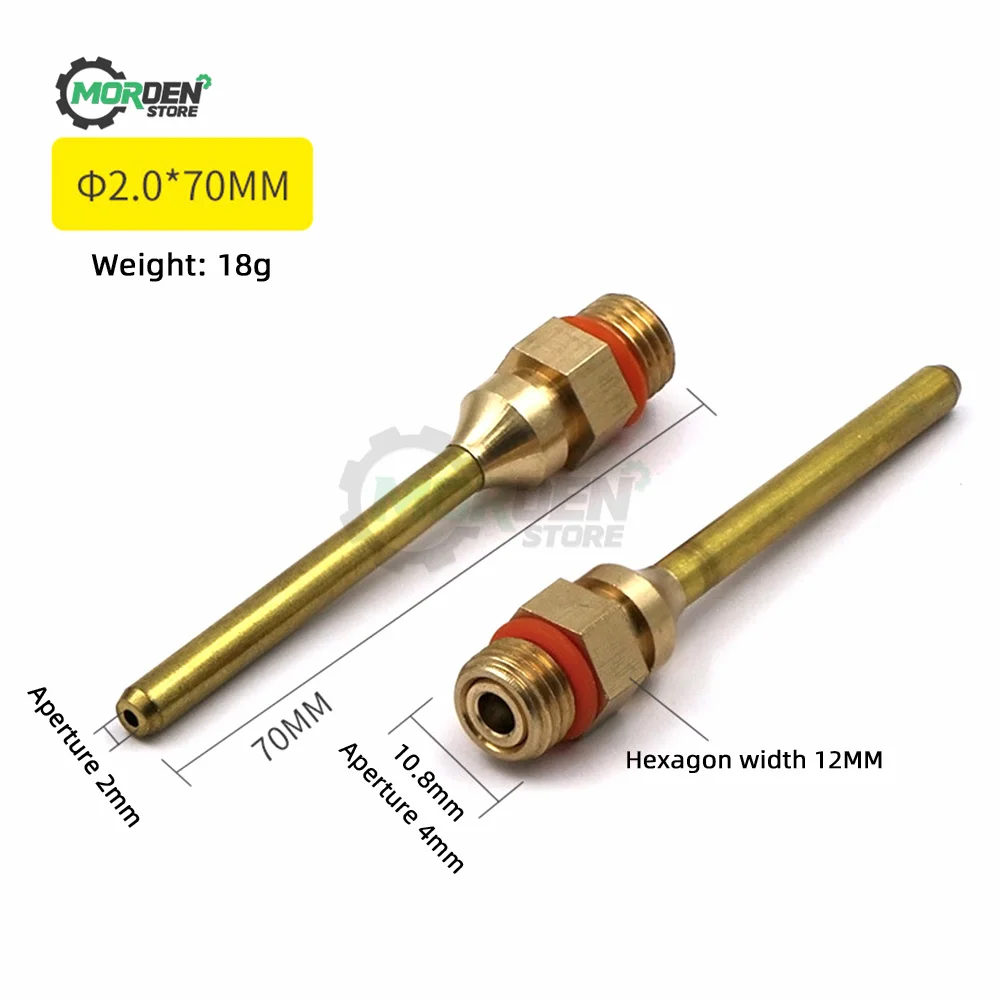 Pure Copper Hot Melt Glue Gun Nozzle 2.0x70mm 3.0x50mm 2.0x50mm Diameter Glue Gun Nozzle Tool Accessories for Welding Tools hot melt glue gun hot glue gun hot melt glue gun nozzle