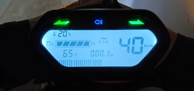Aramox Medidor de velocidad de motocicleta, universal 48 V/60 V,  velocímetro, cuentakómetro, tacómetro, pantalla LCD digital para  motocicleta