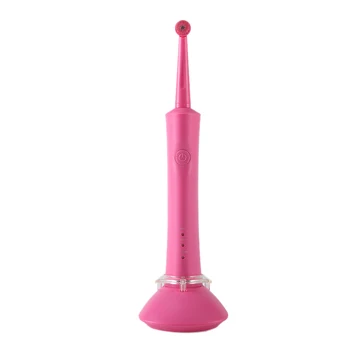 

Electric Toothbrush Ultrasonic Rechargeable Rotating Toothbrush Oral Tooth Cleaning Tool with Replacement Toothbrush Head(Rose R