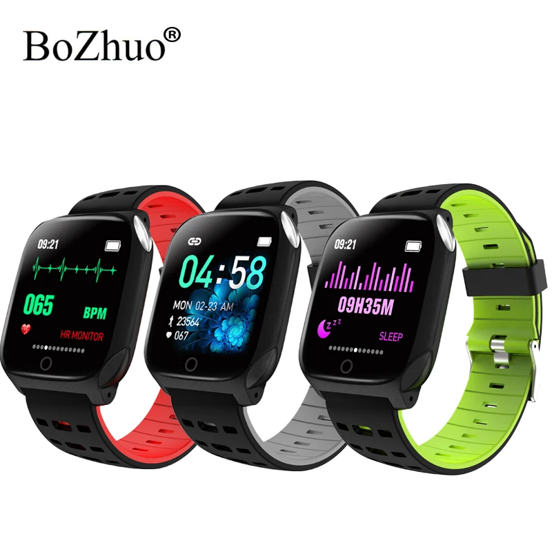 

F16 Heart Rate Monitor Smart Band Men Blood Pressure Blood Oxygen Sleep Monitoring Fitness Tracker Waterproof SportWristband