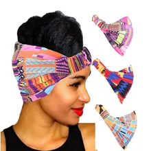 

Cotton Headband for Women African Pattern Print Headwear Ladies Fashion Salon Makeup Hair Band Wrap Turban Hair Accessories